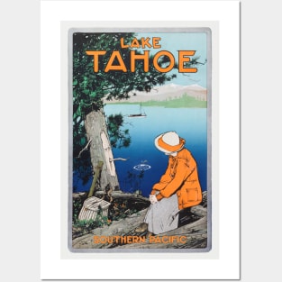 Lake Tahoe Vintage Travel Poster 1923 Posters and Art